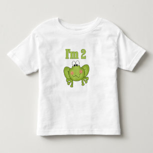 Green Frog Ik ben twee Kinder Shirts