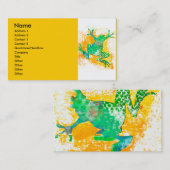 Green Frog Jumping Visitekaartje (Voorkant / Achterkant)