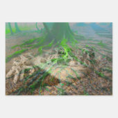 Green Frog Mossy Frog Inpakpapier Vel (Voorkant 2)
