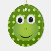 Green Frog Ornament (Links)