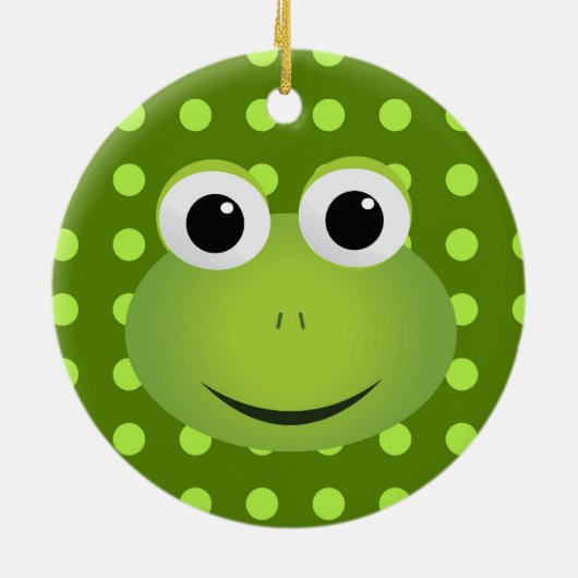 Green Frog Ornament (Achterkant)