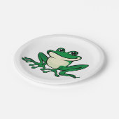 Green Frog Papieren Bordje (Gekanteld)