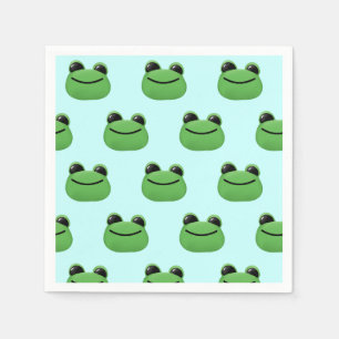 Green Frog Party Servet