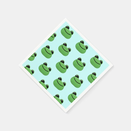 Green Frog Party Servet (Hoek)
