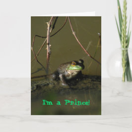 Green Frog Prince Valentijn Kaart