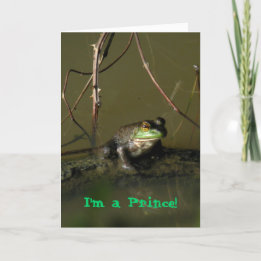 Green Frog Prince Valentijn Kaart