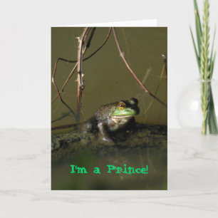 Green Frog Prince Valentijn Kaart