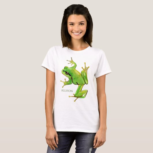 Green Frog T-Shirt (Voorkant volledig)