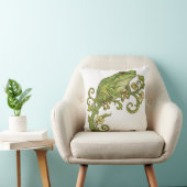 Green Frog Throw Cushion Kussen (Stoel)