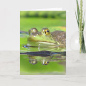 Green Frog Wenskaart Kaart (Voorkant)