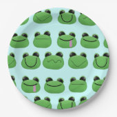 Green Frogs Party Bord (Voorkant)