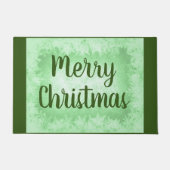 Green frost Merry Kerstmis Deurmat (Voorkant)