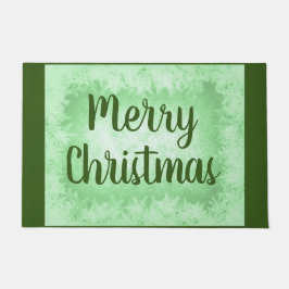 Green frost Merry Kerstmis Deurmat