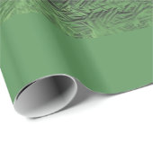 Green Frosty S'mores Snowman Cadeaupapier (Rol Hoek)