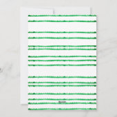 Green Fun Modern Feestelijk lijst Kerstfoto Feestdagenkaart (Achterkant)