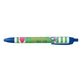 green FUN Monsters kids Party Blauwe Inkt Pen (Bodem)