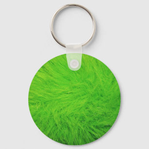 Green Fur Sleutelhanger