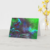 Green Fusion 2-Wenskaart Kaart (Gele Bloem)