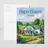 Green Gables erfgoedlocatie Canada Briefkaart (Voorkant / Achterkant)