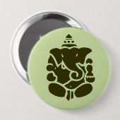 Green Ganesh Button (Voorkant /achterkant)