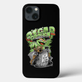 Green Garbage Monster Case-Mate iPhone Case (Achterkant)
