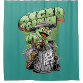Green Garbage Monster Douchegordijn (Voorkant)