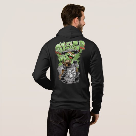 Green Garbage Monster Hoodie (Achterkant volledig)