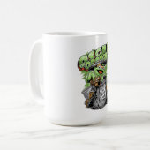Green Garbage Monster  Koffiemok (Voorkant links)