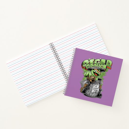 Green Garbage Monster  Notitieboek (Binnen)