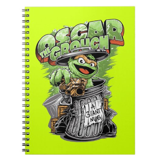 Green Garbage Monster  Notitieboek (Voorkant)