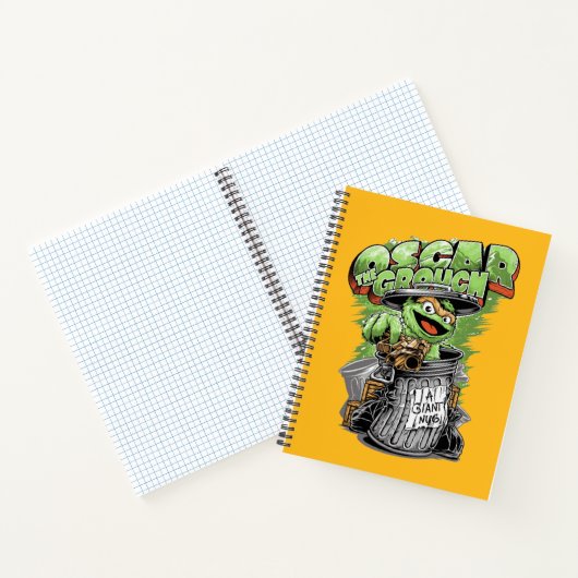 Green Garbage Monster Notitieboek (Binnen)