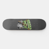 Green Garbage Monster  Persoonlijk Skateboard (Horizontaal)