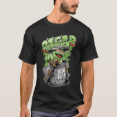Green Garbage Monster Playera T-shirt (Voorkant)