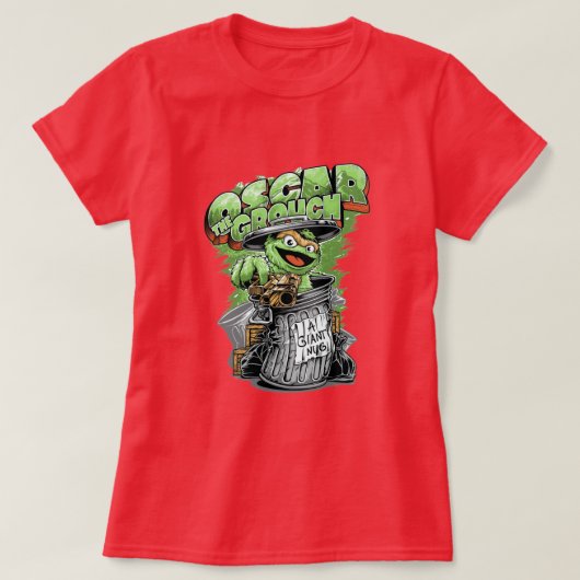 Green Garbage Monster T-shirt (Design voorkant)