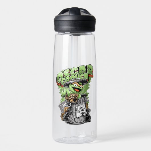 Green Garbage Monster Waterfles (Voorkant)