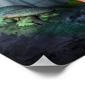 Green Garden Angel Poster (Hoek)