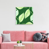 Green Garden Botanical Canvas Afdruk (Insitu (Woonkamer))