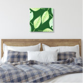 Green Garden Botanical Canvas Afdruk (Insitu (Slaapkamer))