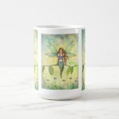 Green Garden Fairy beroemd gemaakt door Molly Harr Koffiemok (Center)