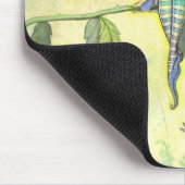 Green Garden Fairy Fantasy Artwork Waterverf Muismat (Hoek)