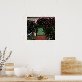 Green Garden Gate Poster (Keuken)