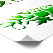 Green Garden Goddess Gezegde Poster (Hoek)