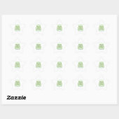 Green Garden Goddess Gezegde Ster Sticker (Vel)