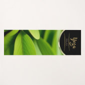 Green Garden Leaf - Yoga Mat (Voorkant (horizontaal))