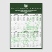 Green Garden Maintenance Magnetic 2026 Calendar (Voorkant)