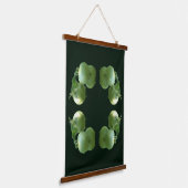 Green Garden Tomatoes Mirror Natuur Abstract Hangend Wandkleed (Gebogen)