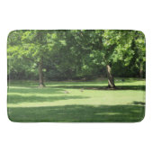 Green Garden Trees Bath Mat (Voorkant)