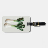 Green Gardener Minimalist Haakprei Naam Bagagelabel (Voorkant horizontaal)