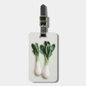 Green Gardener Minimalist Haakprei Naam Bagagelabel (Voorkant verticaal)