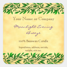 Green Garland Editable Rustic Soap Editable